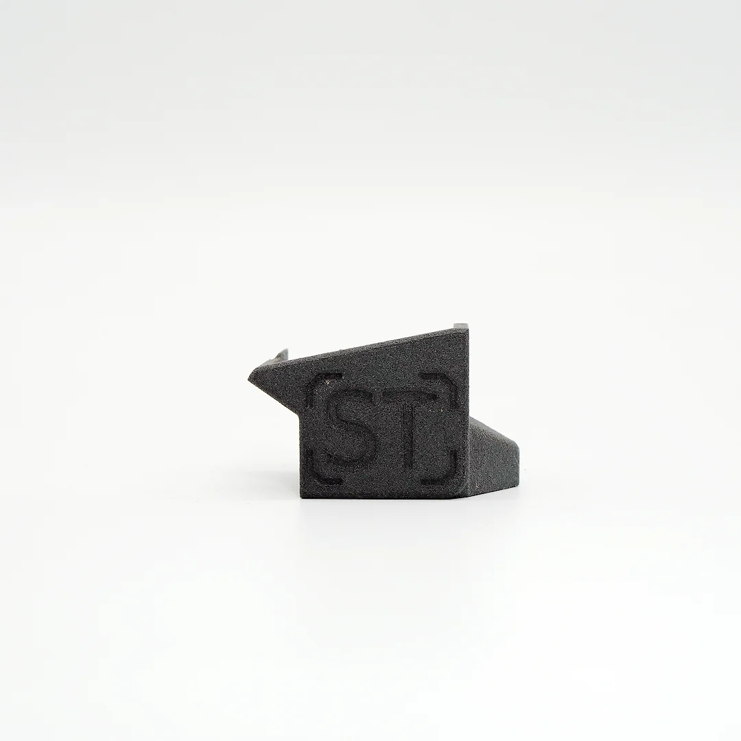 Endkappe Regenrinne Gewächshaus 26x25x13 mit Fixierpin rechts
